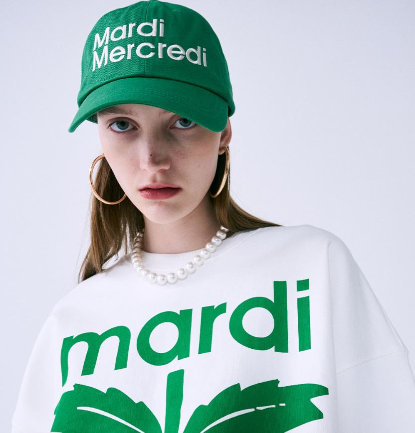 韓國潮牌MARDI MERCREDI Cap帽 (GREEN WHITE)