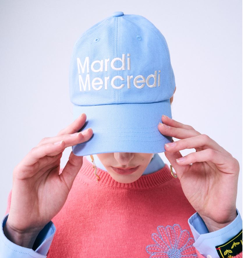 韓國潮牌MARDI MERCREDI Cap帽 (SKY WHITE)